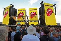 Koncer skupiny Rolling Stones na Letišti Letňany 4.července.