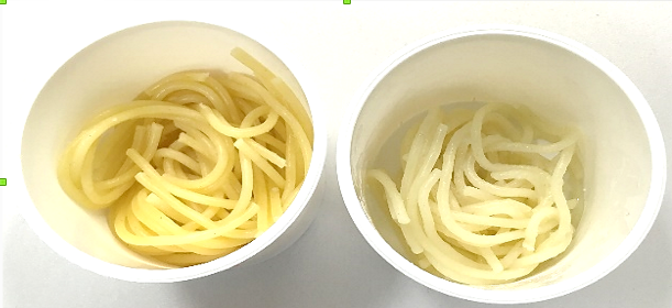 Rozdíl v kvalitě špaget je nejvíce patrný po uvaření