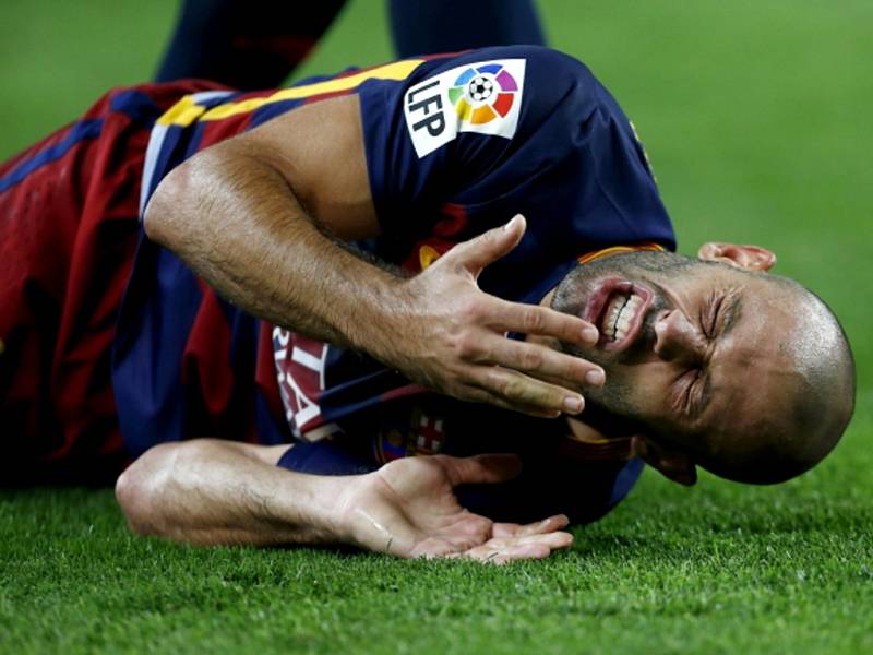 Javier Mascherano z Barcelony.