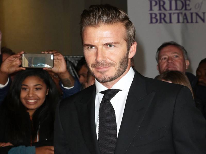 Fotbalová ikona David Beckham.