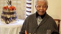 Bývalý jihoafrický prezident Nelson Mandela.
