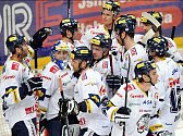 Liberec zvítězil v Praze nad Slavií a vrátil se do čela extraligy ledního hokeje.