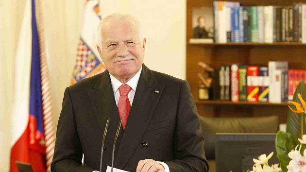 Václav Klaus při svém posledním novoročním projevu