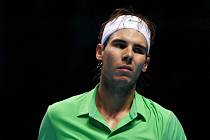 Zklamaný Rafael Nadal na Turnaji mistrů.