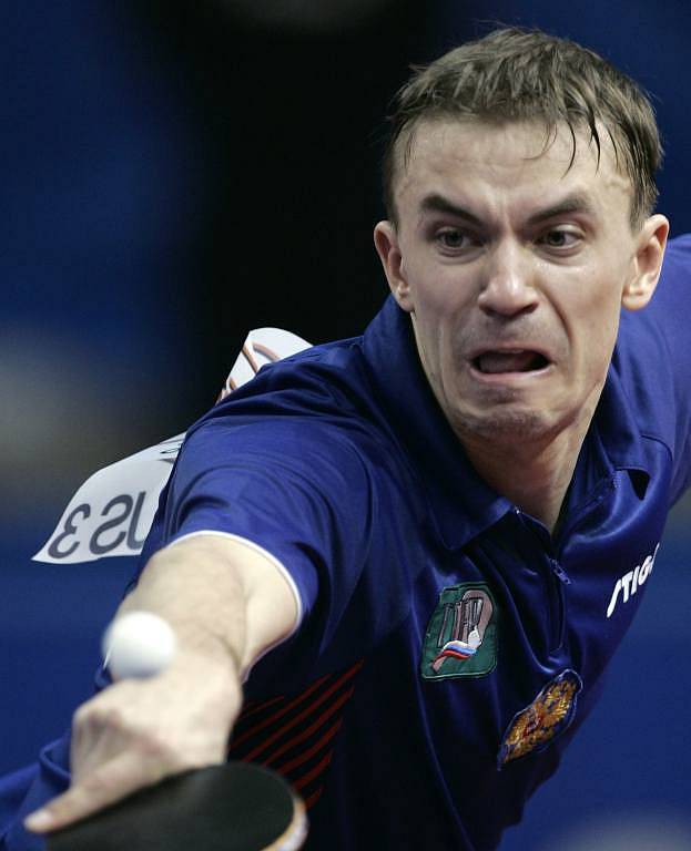 Rus Fedor Kuzmin v utkání se Slovenskem.