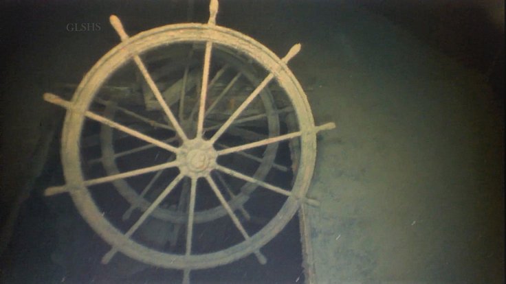 Snímky z nálezu vraku lodi Arlington na dně Hořejšího jezera.