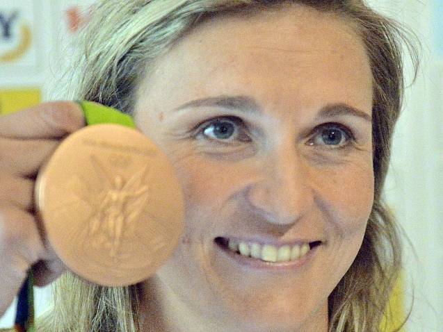 Barbora Špotáková s bronzem z olympiády v Riu