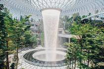 Relaxační centrum Jewel na letišti Changi Airport v Singapuru