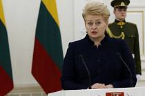 Litevská prezidentka Dalia Grybauskaitėová