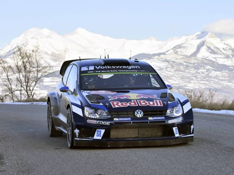 Sébastien Ogier na Rallye Monte Carlo.