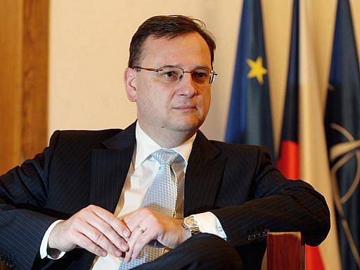 Premiér Petr Nečas