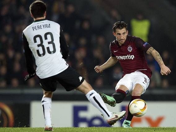 Sparta - Krasnodar: Lukáš Vácha a jeho pas