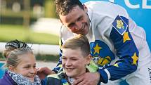 Velká pardubická 2015: Marek Stromský na pódiu