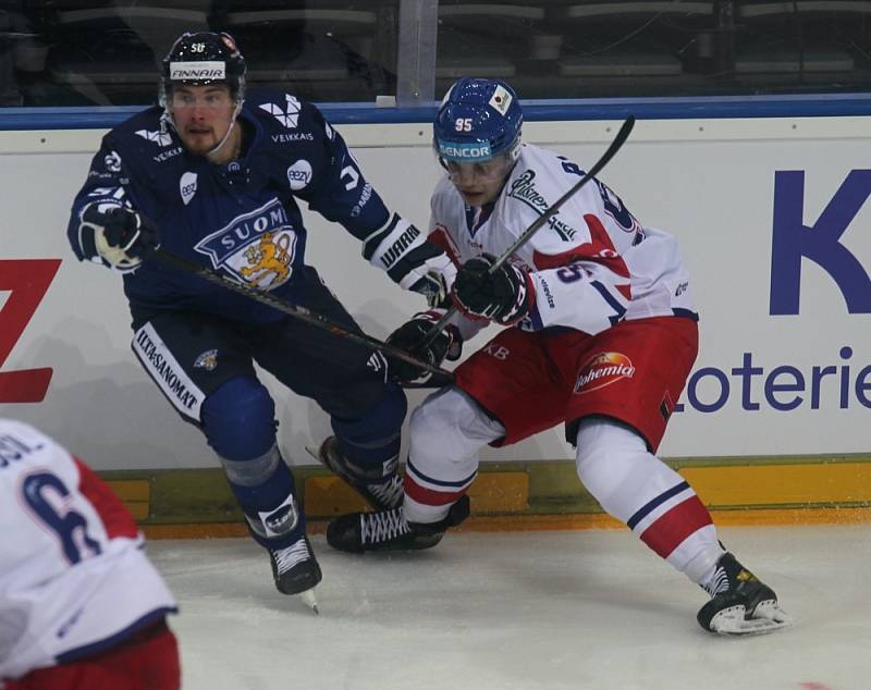 Channel One Cup: Čeští hokejisté v O2 aréně prohráli s Finskem.