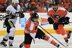 Třetí utkání série prvního kola play off NHL mezi Philadelphia Flyers a Pittsburgh Penguins.