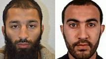 Dva ze tří teroristů, kteří zabili v Londýně sedm lidí. Khuram Shazad Butt (vlevo) a Rachid Redouane.