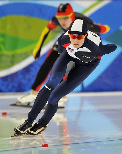 Martina Sáblíková si v olympijském závodu na 5000 m ve Vancouveru dobruslila pro zlato.