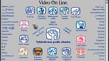 Italská společnost Video on Line (VOL) přišla do ČR v prosinci roku 1995. I díky ní klesly ceny paušálu za vytáčené připojení k internetu. Print screen domovské stránky