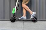 Electric scooters from Lime.