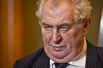 Prezident Miloš Zeman.