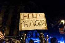 Protesty v Barceloně