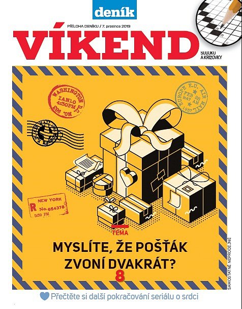 Titulní strana magazínu Víkend