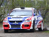 Roman Kresta s vozem Mitsubishi Lancer EVO IX ovládl 43. ročník Mogul Šumava Rallye Klatovy.