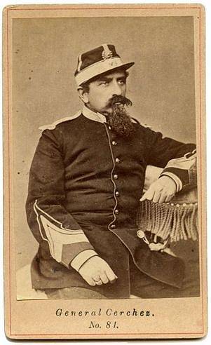 Rumunský generál Mihail Cristodulo Cerchez, snímek z doby kolem roku 1880