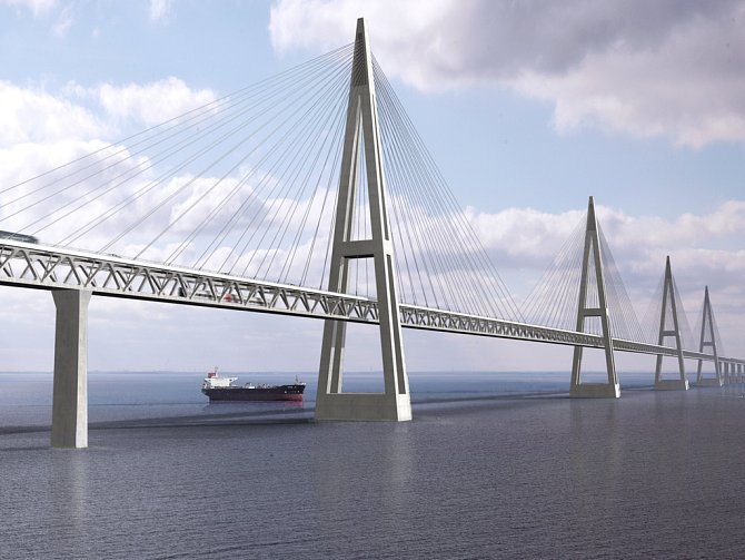 Budoucí nejdelší mostní konstrukce Evropy má spojit německý a dánský břeh Femanské úžiny. Z celkové délky 18 568 metrů bude zavěšeno 3208 metrů, zbytek mostovky má být položen na pylonech. 