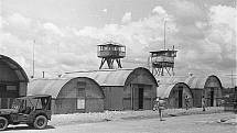 Letecká základna na ostrově Ambon krátce po skončení války, v dubnu roku 1947