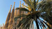 4. Chrám Sagrada Família v Barceloně je dílem Antonia Gaudího.