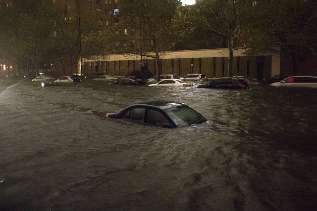 Bouře Sandy zasáhla New York