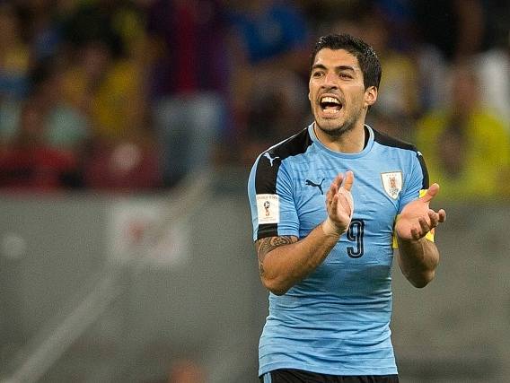 Luis Suárez rozhodl o remíze Uruguaye v Brazílii