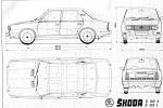 Konstrukce Škod 105/120 vycházela ještě z modelu Škoda 1000 MB