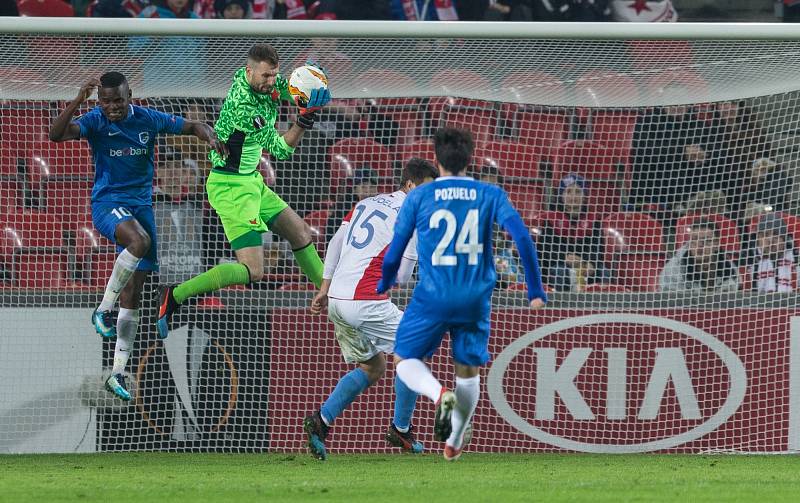 SK Slavia Praha vs. KRC Genk.