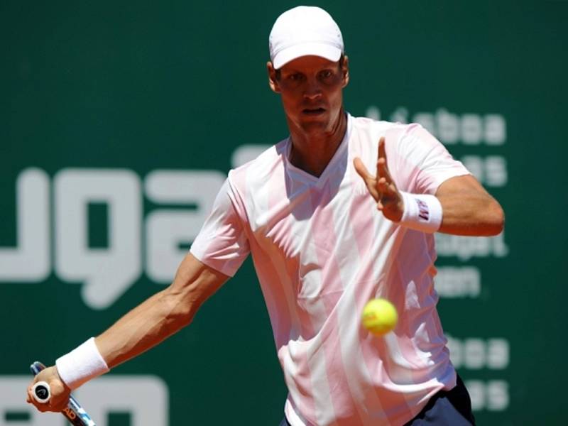 Tomáš Berdych na turnaji v Oeiras.