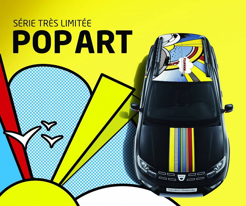 Dacia Sandero Stepway v designu "Pop Art".