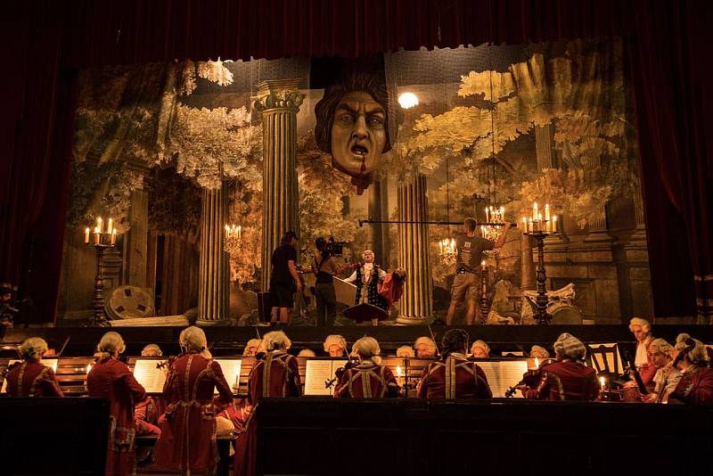 Scéna z italského operního divadla