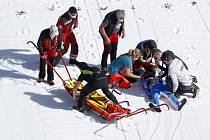 Norský skokan na lyžích Daniel André Tande skončil ve zkušebním kole podniku světového poháru v letech na lyžích v Planici v kotrmelcích…