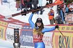Hvězdná italská lyžařka Sofia Goggiová.