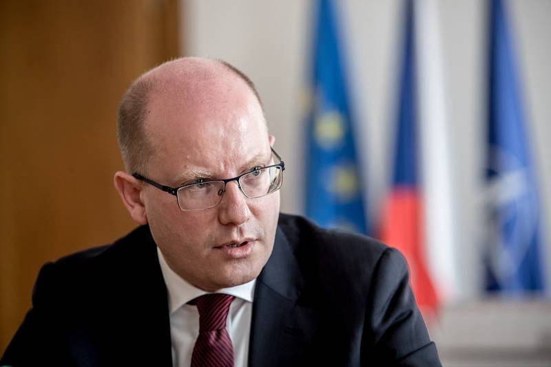 Premiér Bohuslav Sobotka poskytl 2. května v Praze rozhovor Deníku.