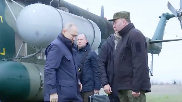 Ruský prezident Vladimir Putin údajně navštívil okupované oblasti Ukrajiny. Ilustrační snímek