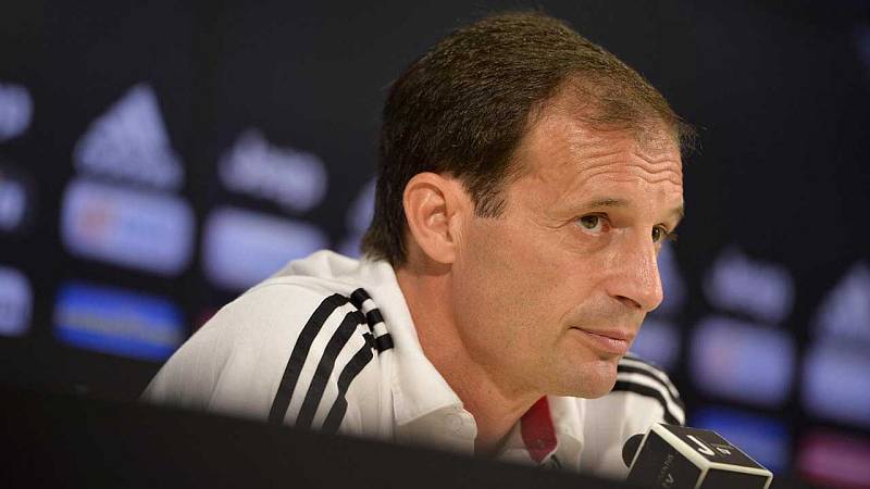 Fotbalový trenér Massimiliano Allegri.