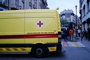 Belgická ambulance. Ilustrační snímek