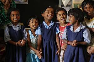 Milí školáci v Indii