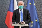 Náměstek ministra zdravotnictví Roman Prymula vystoupil 7. května 2020 v Praze na tiskové konferenci po jednání vlády k dalším opatřením na pomoc při řešení dopadů epidemie koronaviru.