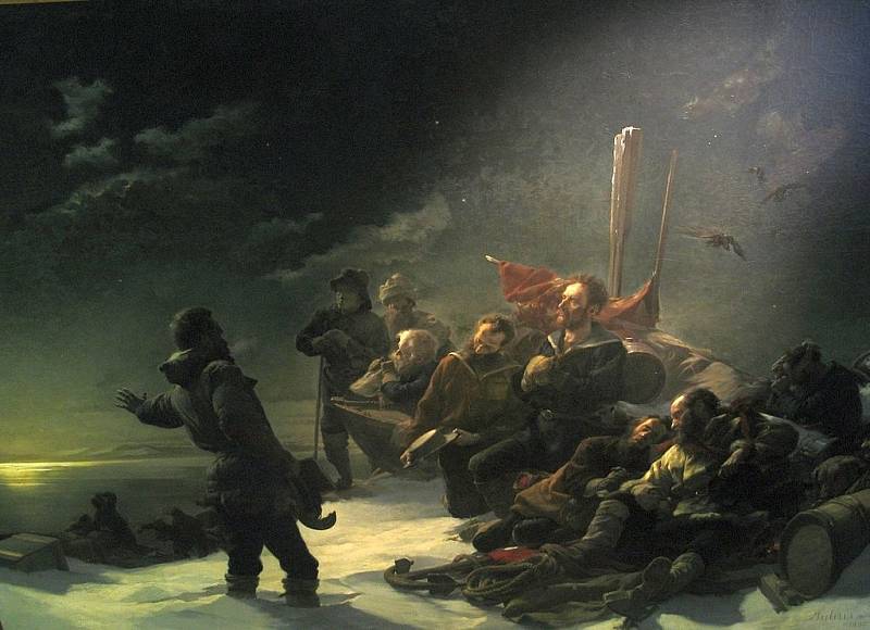 Julius Payer, obraz Nikdy zpět (1892)