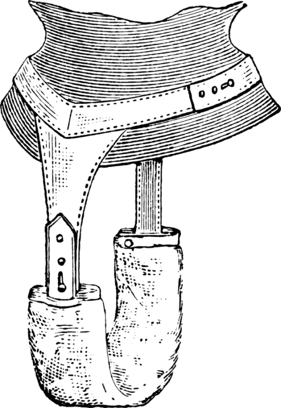 Hygienický pás pro ženy z roku 1905