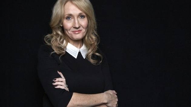 Britská spisovatelka J.K. Rowlingová.