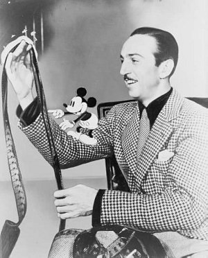 Walt Disney se svým budoucím kresleným „miliardářem“
